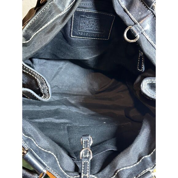 Coach Hampton Signature Python Satchel Bag EUC - Picture 5 of 9